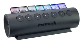 STREAMPLIFY HUB USB Ctrl 7 3.0 à Sept Ports - 6 Slots USB 3.0 et Un 2.0A pour la Recharge, Station d'accueil USB RGB pour Le Streaming, Compatible Windows/Mac/Chrome OS