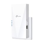 TP-Link Répéteur WiFi 6 RE500X, Amplificateur AX1500 Mbps, Tri-Core 1.5 GHz CPU, 1 Port Ethernet Gigabit, Compatible avec les box internet, profitez sans changer votre Box