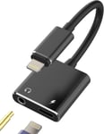 Adaptateur Câble Lightning Jack Vers 3.5mm 2 En 1 Pour Iphone 14 13 12 Pro Écouteurs Et Chargeur Prise Auxiliaire Voiture Splitter Pour Apple Pour Ipad Connecteur Appareil Musiques[Que071884]