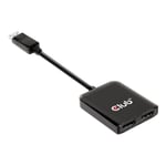 CLUB3D Multi Stream Transport (MST) Hub DisplayPort™ 1.4 to HDMI™ Dual Monitor 4