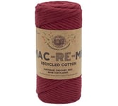 Lion Brand Yarn Company Mac-Re-Me Fil, Coton, Rouge Velours, 7oz/200g77yd/70m