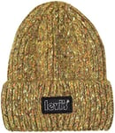 Levi's Women's Chunky Beanie Hat, Medium Yellow, One Size