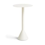 HAY Palissade Cone runt cafébord Cream white, o60 cm