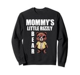 Rizz Bear Mommy's Little Rizzly Bear Funny Rizz Saying Sweatshirt