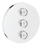 GROHE 29152LS0 | Grohtherm SmartControl Concealed Valve | Round | 3 Valves | Moon White