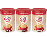 Nestle Coffee Mate Original Powdered Coffee Creamer Tubs 550g - Pack of 3