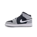 Chaussures Nike Air Jordan 1 Mid SE (GS) Éléphant DM6216 016 Gris Black Original