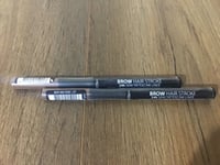 Gosh Brow Hair Stroke 24h Semi Tattoo Ink Liner 2 X 001 Brown Both New & Genuine