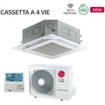 Cassette 4-way inverter air conditioner 18000 btu ct18f r-32 wi-fi optionnel avec fil de contrôle et panneau inclus - nouveau - LG