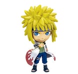 Chibi Masters Bandai Minato Namikaze Anime Figure | 8cm Anime Merch Minato Toy In Action Pose | Mini Figurine In Window Box | Bandai Collectable Naruto Figures Make Great Anime Gifts