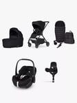 Silver Cross Dune 2 Pushchair, Carrycot & Accessories with Maxi-Cosi Pebble 360 Pro2 Baby Car Seat and FamilyFix 360 Pro Base Bundle, Space/Black