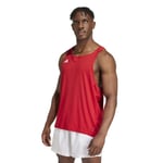 Adidas Adizero E Singlet Str. S Herre - Lett og pustende løpetrøye for optimal ytelse