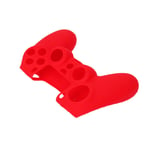 Etui Caisse De Protection En Silicone Pour Manette Playstation 4 Ps4 - Rouge