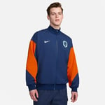 Nederland Treningsjakke Dri-fit Strike Anthem - Navy/oransje/hvit - Nike, størrelse XX-Large