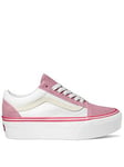 Vans Womens Old Skool Stackform Trainers - Multi, Multi, Size 4, Women