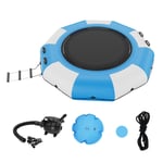 VEVOR Trampoline Aquatique Gonflable de 310 cm pour Piscine Lac Bleu et Blanc