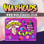 Warheads Berry Mix Cubes X3 99g Boxes American Import Sweets Candy Sour