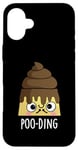 Coque pour iPhone 16 Plus Jeu de mots amusant Poo-ding