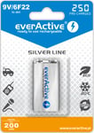 Laddbart 9V batteri 250mAh everActive