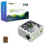 ATX PC Power Supply GameMax GP500 White 500W PSU 80 Plus Bronze PCI-E SATA .