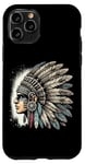 Coque pour iPhone 11 Pro Aztec Warrior Mask Ancient Civilization Mexican Heritage