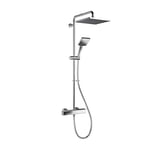 Mira Showers Honesty Dual Mixer Shower ERD Square Bar Valve Mixer Shower Chrome 1.1901.002