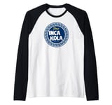 Inca Kola T SHIRT Peru Golden Kola Bubblegum Cream Soda Raglan Baseball Tee