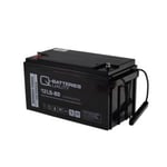 Q-Batteries 12LS-80 / 12V - 82Ah 10-års AGM batteri