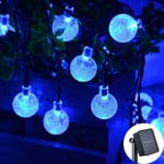 (12M 100LEDSauringonsininen valo) String Light Solar 100 LEDs Fairy Lights Outdoor Garden Hääsisustuslamppu 13M IP65 Vedenpitävä Garland Huonekaluvalo