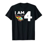 I am 4 plane 4th birthday plane T-Shirt