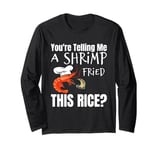 Cool Rice Design For Men Women White Food Cooker Rice Lover Long Sleeve T-Shirt