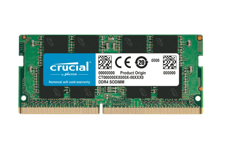 16GB DDR4 1x16GB Crucial SODIMM 2Rx8 PC4-2400T 2400Mhz RAM Minne