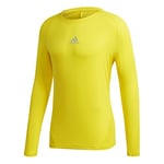 Adidas Men's ASK SPRT LST M Long Sleeved T-Shirt, Team Yellow, 3XLT