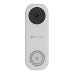 EZVIZ WiFi Video Doorbell and Door Viewer. 176° Ultra-Wide Field of View. Two Way Talk. 2544 × 1888@15fps. IR Night Vision up to 5M. Built in Microphone and Speaker. Weatherproof IP65 (p/n: DB1PRO-5MP)