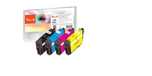 Peach E29 Printer Cartridges (BK, C, M, Y) Replaces Epson T2986, No. (US IMPORT)