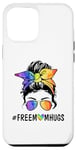 iPhone 14 Pro Max Free Mom Hugs LGBTQ Gay Pride Freedom Flag Women Case