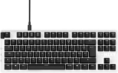 Function TKL Clavier mécanique Gamer pour PC - Éclairant - Switches RGB linéaires - Switches compatibles MX - Switches remplaçables à Chaud - Clavier Gamer Mecanique - Blanc FR (AZERTY)