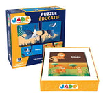 J.A.D.E - Puzzle Les Animaux et Leurs Bébés - Jeu Educatif - Premiere Réfléxions - 053318-20 Pièces - Multicolore - Carton - Design Français - Puzzle Enfant - Jade - À Partir de 18 Mois