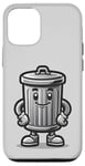 iPhone 12/12 Pro Garbage Trash Can Cartoon Character Design Case