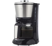 SALTER EK6161 Filter Coffee Machine - Black & Silver, Black,Silver/Grey