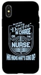 iPhone X/XS Doctor Nurse Humor Nurse Knows What’s Going On Nurse Case