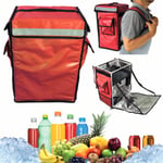 CoolQuest Boîte Isotherme Sac 42 Litre en Rouge, Thermos Étanche Pique-Nique