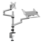 Brateck 17"-32" Dual Arm Premium Articulating Monitor Arm & Pc Tray.