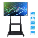 Professional Mobile Height Adjustable Office TV Television Stand Mount Trolley