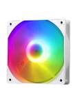 Darkflash C7 3-in-1 computer fan (white) - Kotelotuuletin - 120mm - Valkoinen, RGB-valolla - 23 dBA