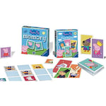 Ravensburger Peppa Pig Mini Memory Game - Matching Picture Snap Pairs Game For Kids Age 3 Years and Up & Peppa Pig Card Game for Kids Age 3 Years and Up - Snap, Happy Families, Swap or Pairs