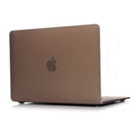 Apple Ancker Macbook 12-inch (2015) Retina Display Nahkakotelo Korttitaskuilla - Matte Harmaa Hopea/Harmaa