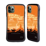 BACK TO THE FUTURE MOVIE III CAR SILHOUETTES HYBRID CASE FOR APPLE iPHONES PHONE