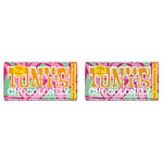 Tony's Chocolonely Everything Bar - Milk Chocolate, Crunchy Caramel, Almonds, Pretzel, Nougat and Sea Salt - 180g, Fairtrade (Pack of 2)