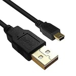 Sony PS4 controller Cable - Gold Plated Extra Long 2-metre USB Charger Cord
